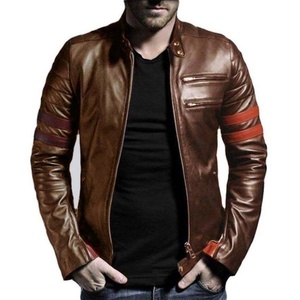 Veste en cuir-nouveau design hommes veste en cuir personnalisée en gros - Product Image 4