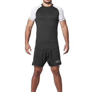 Hombres de manga larga MMA Rash Guard personalizado impreso ropa deportiva para todas las estaciones para adultos - Product Image 2