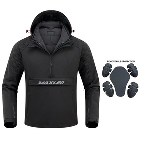 Chaqueta de Motociclismo SAPRO con Protección de Nivel 1 CE, Impermeable, Cortavientos, Talla Grande, para Hombre, Uso en Exteriores, Baja Visibilidad - Product Image 1