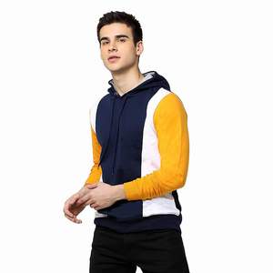 Trending Top Block Hoodies for Men's Fashionable Stylish Hoodies Made of Cotton Fleece With Private Logo - Product Image 3