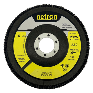 Netron Customizable 125x22 mm T29 Aluminum Oxide Flap Disc Premium OEM/ODM <b>Abrasive</b> Disc for Stainless Steel Grinding - Product Image 1
