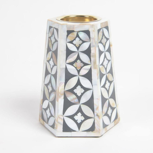 Quemador de Incienso y Portavelas de Pilar, Hecho a Mano en Vietnam, con Incrustaciones de Nácar y Hueso, Estilo Animal, Duradero - Product Image 4