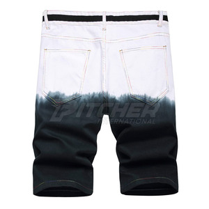 กางเกงยีนส์ขาสั้นสำหรับผู้ชายกางเกงขาสั้นผ้าฝ้าย100% ทึบระบายอากาศได้ดีดีไซน์ใหม่ลำลองออกแบบได้ตามต้องการ - Product Image 2