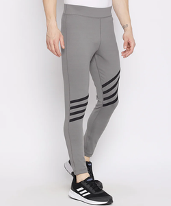 Leggings de compression pour homme C3795, été, respirant, évacuant la transpiration, coton/bambou, séchage rapide, longueur intégrale, taille élastique - Product Image 5