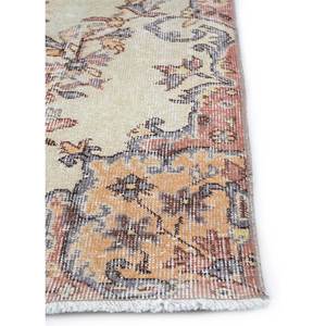 Alfombra de Lana Anudada a Mano, Color Beige Marrón Vintage, para Uso Doméstico, Sala de Estar, Pasillo, Entrada, Dormitorio Juvenil, Diseño de Medallón Rectangular - Product Image 4