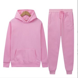 Survêtement polyvalent et léger pour hommes et femmes, doté d'un sweat-shirt standard et d'un pantalon de jogging classique - Product Image 3