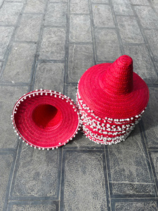 Chapeaux mexicains en paille tissés à la main, en paille, style classique, export en gros, adaptés aux détaillants et aux grossistes - Product Image 4