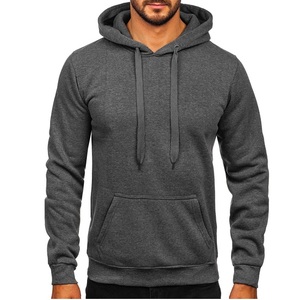 Sudadera con capucha de moda para hombre de otoño e invierno Sudadera con capucha de algodón puro Sudadera con capucha informal para hombre de alta calidad Precios de fábrica para la venta - Product Image 1