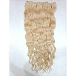 Extensiones de Cabello Humano Virgen Remy Indio Rubio 613 con Trama, Estilo Liso, de Cabello Peruano y Brasileño Decolorado - Product Image 2