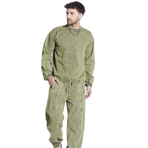 Custom Logo Unisex Winter <b>Strength</b> <b>Training</b> Sweat Suit Sets Streetwear Printed Solid Pattern 100% Cotton Quick Dry Breathable - Product Image 3