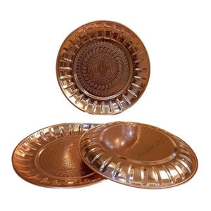 Assiette de présentation en métal pour table, luxe, restaurant, mariage, événement, service de traiteur, assiettes de présentation rondes décoratives, prix bas - Product Image 5
