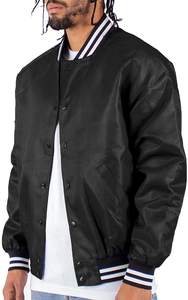 Nouveau modèle Blouson aviateur universitaire en satin coupe-vent pour enfants Vestes d'hiver pour le baseball - Product Image 6