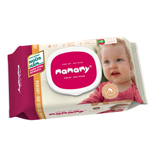 Toallitas húmedas no tejidas de rayón natural Mamamy Tropical 100%, toallitas de limpieza para bebés de 80 piezas al mejor precio - Product Image 5