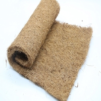 Fourniture ponctuelle du fabricant Protection des pentes de rivière Couverture d'herbe Graines Fibre végétale Géotextiles en soie de noix de coco Produits de terrassement