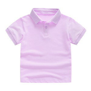Polo de manga corta de secado rápido para niños y niñas, ropa transpirable de primera calidad, Color sólido, Unisex - Product Image 1