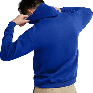 Sweat-shirt à capuche uni pour homme, couleur unie, logo imprimé, manches longues, poche kangourou d'automne pour homme et femme - Product Image 6
