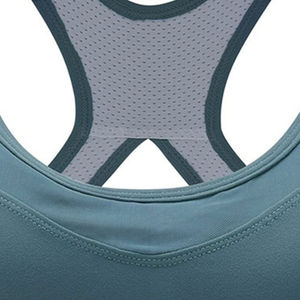 Soutien-gorge de sport actif pour le yoga, en spandex et polyester, respirant, simple devant, personnalisé, pour femmes, fitness, maintien élevé, sans couture - Product Image 6