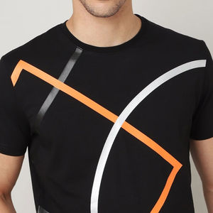2025 nueva llegada entrega rápida precio con descuento camiseta para hombre 2025 cuello redondo ropa de verano camiseta OEM servicio personalizado - Product Image 5
