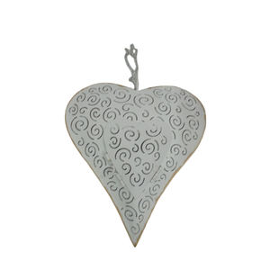 Customized Iron Metal Hanging Heart <b>Wall</b> Decorative Ornament Grey Color for Home & <b>Christmas</b> Decoration Handmade Bulk - Product Image 6