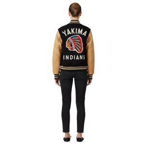 เสื้อแจ็กเก็ตทีมเบสบอลเลตเทอร์แมนสำหรับสตรีทแวร์และแฟชั่นประจำวัน - Product Image 4