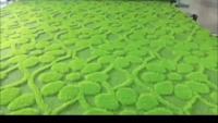 Hochwertiger PE-Monofilament + PP-Kunstrasen-Teppich 15mm Florhöhe 31500/m Dichte für Fitness-Studio-Bodenbeläge