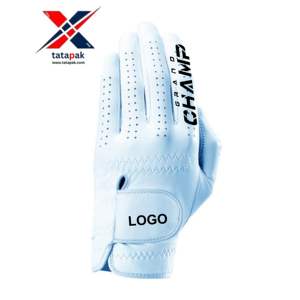 Gants de golf en peau de mouton et en cuir véritable de haute qualité pour hommes golfeurs gants de soutien du poignet coupe élégante prix de vente en gros - Product Image 3