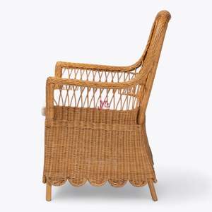 Chaise berçante en rotin de luxe chaise longue Design moderne extérieur un salon chambre restaurant utilisation Made in Vietnam - Product Image 5