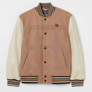 Latest Design Custom Made Men Lettermen Jacket High Quality Quick Dry Breathable Eco-Friendly Lightweight - Product Image 1