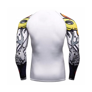 Vêtement de sport respirant à séchage rapide, écologique, personnalisé, rash guard pour hommes, MMA, BJJ, arts martiaux, short pour adultes et garçons - Product Image 2