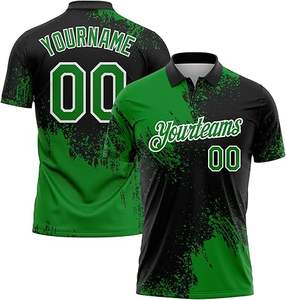 เสื้อโปโลแบบซับลิเมตเสื้อโปโลโพลีเอสเตอร์แบบดูดความชื้นสำหรับทีมคลับออกแบบได้ตามต้องการ - Product Image 1