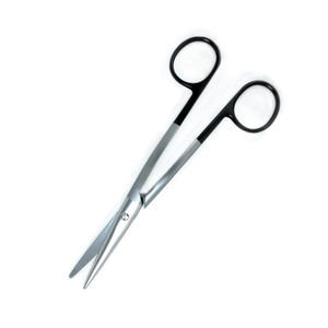 Ciseaux dorsaux Cottle à poignée de couleur noire Ciseaux tranchants en carbure de tungstène dentelé en acier inoxydable de haute qualité - Product Image 4