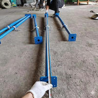 Étai métallique réglable vertical Q235 à haute capacité de charge pour coffrage de dalles en béton, échafaudage et soutènement