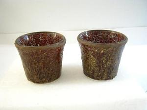 Amber Clear Metal <b>Lids</b> Votive Mosaic Customized Iridescent 4oz 8oz Glass <b>Candle</b> <b>Jar</b> <b>With</b> Wooden <b>Lid</b> - Product Image 3