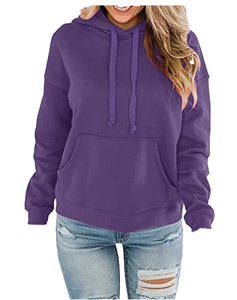 Sudadera de exterior de invierno con diseño personalizado para mujer, ropa deportiva informal, bolsa de canguro, Sudadera con capucha para mujer - Product Image 5