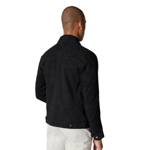 Chaqueta de cuero marrón de último diseño, chaqueta de cuero genuino de ante con cremallera frontal para hombre, chaquetas de invierno - Product Image 5