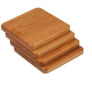 แผ่นรองแก้วกาแฟหรือชาสำหรับโรงแรมร้านอาหาร วัสดุไม้เนื้อแข็ง สำหรับตกแต่งโต๊ะอาหารที่บ้าน รูปทรงกลม - Product Image 3