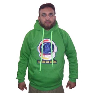 Custom Logo 100% Cotton Washed Winter Men's Pullover Hoodies Fleece Long Sleeved Zipper-Up Sweatshirt - Product Image 4