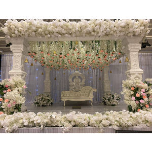 Tradicional blanco SUR DE LA India boda Pilar Mandap elegante SUR DE LA India Mandap venta al por mayor templo-estilo Mandap boda conjunto - Product Image 1