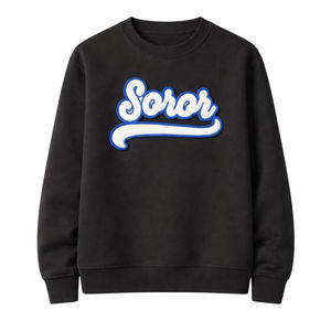 Sudadera Negra con Cuello Redondo de la Hermandad Zeta Phi Beta, Inspirada en los Fundadores de 1920, Hermandad Griega, Mujeridad Superior, Sudadera de Algodón Premium - Product Image 3