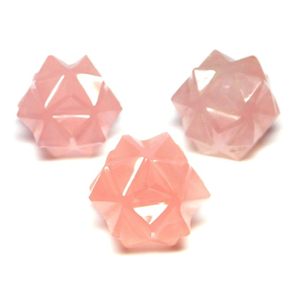 เครื่องขยายสัญญาณพลังงานเมอร์กาบา20จุดและคริสตัลบำบัดอารมณ์โรสควอตซ์ - Product Image 2