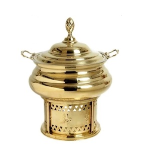 Recipiente para Calentar Comida de Acero con Acabado Dorado, Diseño Clásico de la Colección Quality, para Hoteles, Restaurantes y Uso en Exteriores, Mantiene la Comida Caliente - Product Image 1