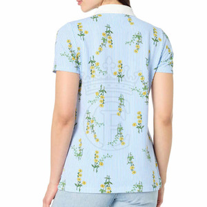 Polos transpirables de secado rápido para mujer, polos hechos de algodón al por mayor, polos para mujer, polos para mujer al por mayor más vendidos - Product Image 2