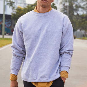 Sweat-shirt à col rond pour homme, vente chaude, sweat-shirt en coton, streetwear de qualité, survêtement, impression lourde - Product Image 3