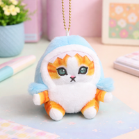 Kitty Shark Pluche Sleutelhanger 10cm Katoenen Pluche PP Katoenen Vulling Zacht Schattig Unisex Leeftijd 5-7 Cadeau 30cm Max