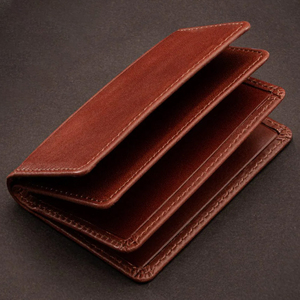 leather wallet refined minimalist design leather wallet smooth <b>texture</b> offers comfortable pocket leather wallet - Product Image 2