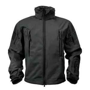 Veste tactique softshell de haute qualité pour hommes imperméable en toile imperméable mince pour fitness imperméable d'hiver pour fermeture éclair réversible de grande taille - Product Image 4