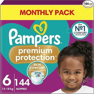 Pampers-Pantalon à couches de protection premium, taille 7, 123 couches, 17kg +, paquet mensuel - Product Image 3