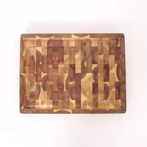 Grande planche à découper en bois d'acacia de luxe OEM Bloc à découper rectangulaire écologique pour légumes Accessoire de cuisine durable Vietnam - Product Image 2