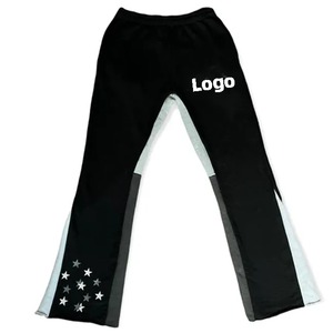 Pantalones Deportivos de Hombre Personalizados, Estilo Vintage, Lavado Ácido, Decoloración al Sol, Corte Acampanado, Cordones Ajustables, Cintura Media, Casuales, de Felpa, Secado Rápido, de Fabricante - Product Image 6