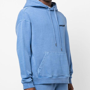 Sweat-shirts décontractés pour hommes en molleton 100% coton de qualité supérieure, effet délavé, pour l'hiver - Product Image 5